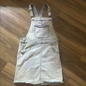 Like new Light Denim Overall Dress for youth